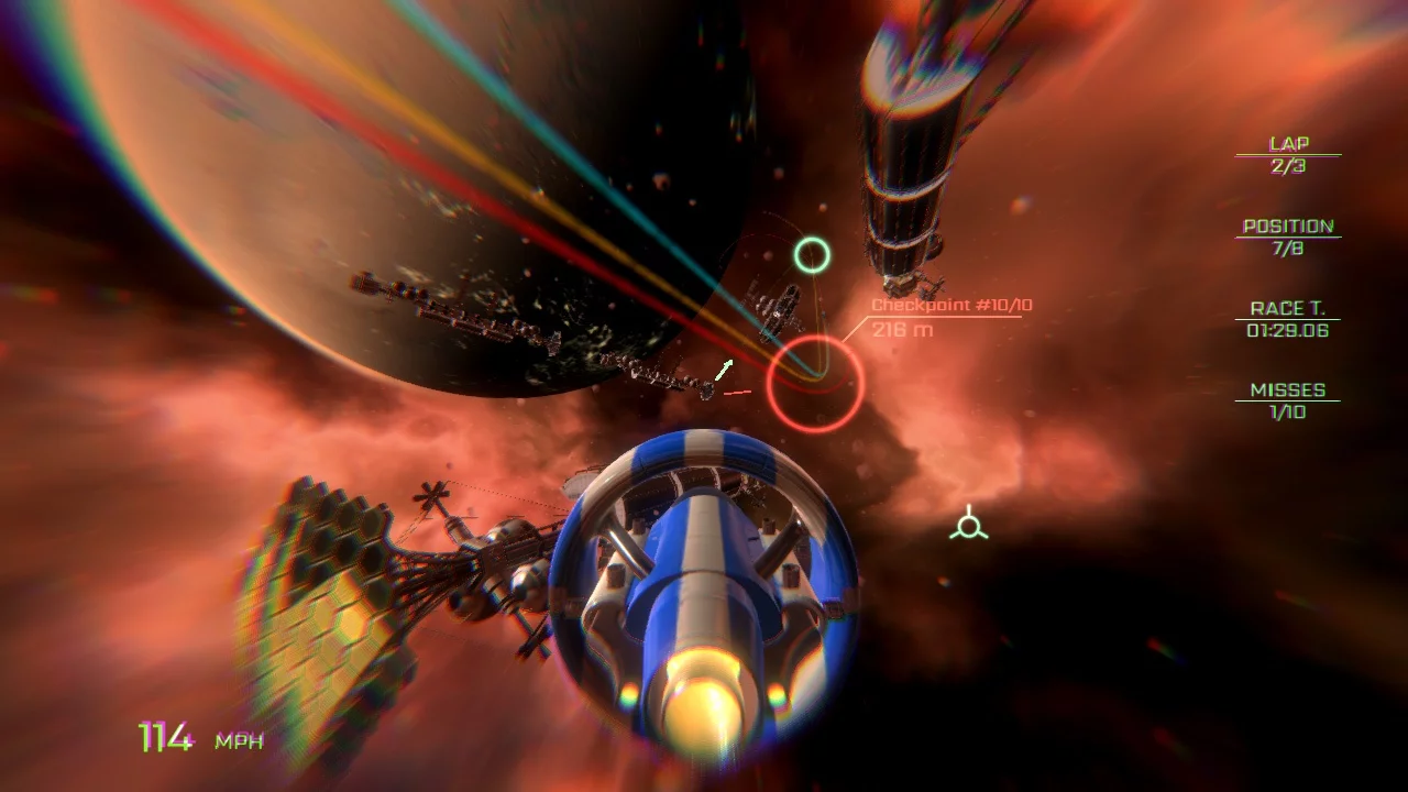 Изображение игры: VSR: Void Space Racing
