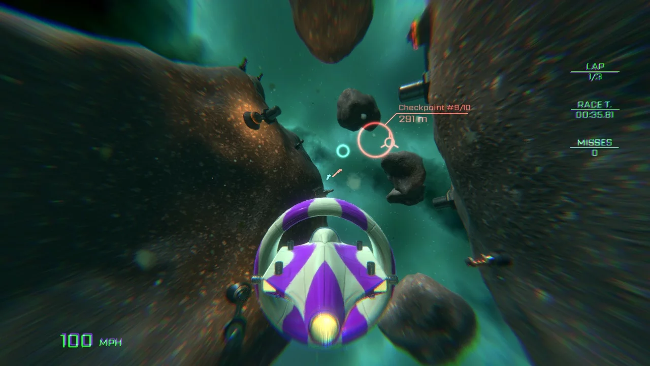 Изображение игры: VSR: Void Space Racing