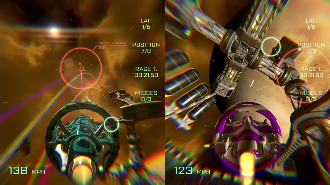 Изображение игры: VSR: Void Space Racing