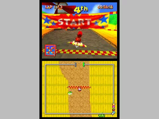 Изображение игры: Diddy Kong Racing DS