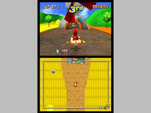 Изображение игры: Diddy Kong Racing DS