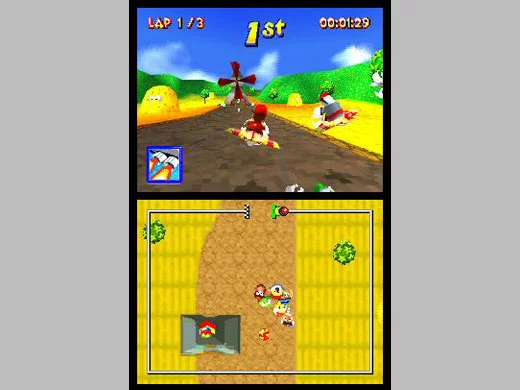Изображение игры: Diddy Kong Racing DS