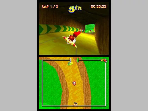 Изображение игры: Diddy Kong Racing DS