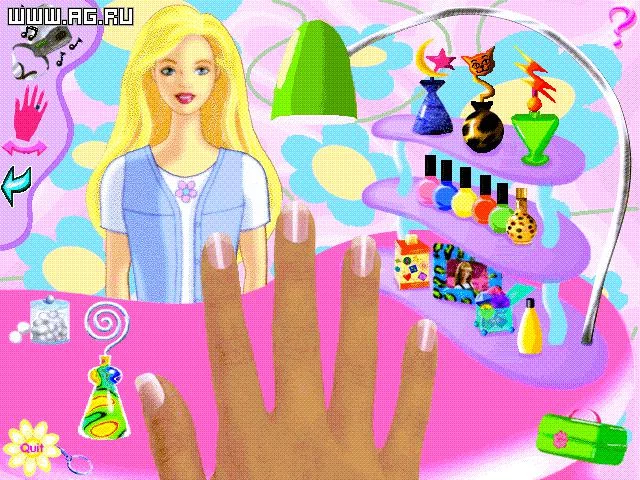 Изображение игры: Barbie Nail Designer