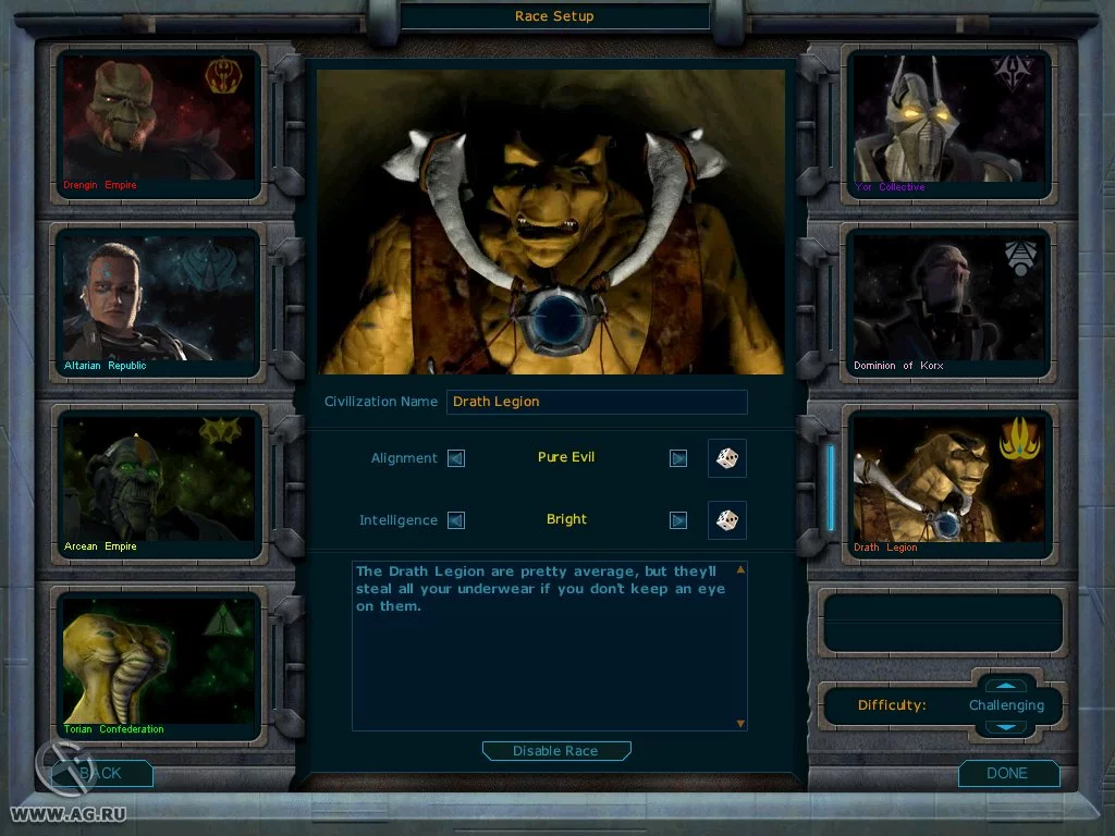 Изображение игры: Galactic Civilizations: Altarian Prophecy