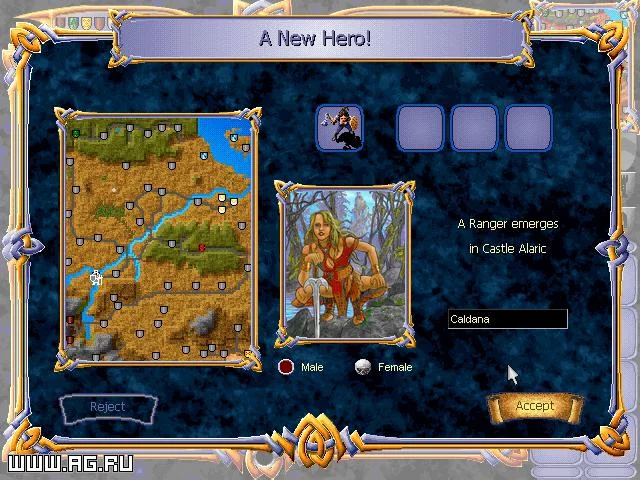Изображение игры: Warlords 3: Darklords Rising
