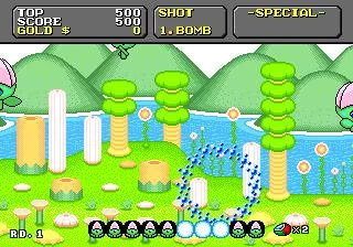 Изображение игры: Super Fantasy Zone (1992)