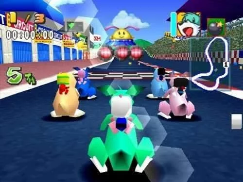 Изображение игры: Bomberman Fantasy Race (1998)
