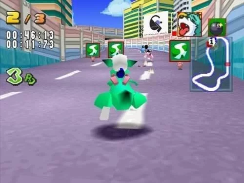 Изображение игры: Bomberman Fantasy Race (1998)