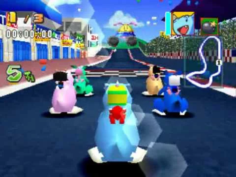 Изображение игры: Bomberman Fantasy Race (1998)