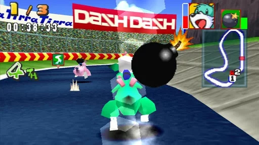 Изображение игры: Bomberman Fantasy Race (1998)