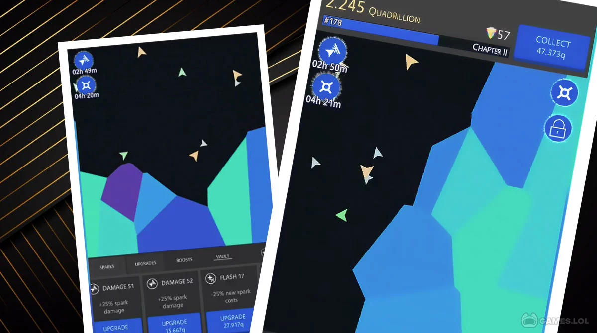 Изображение игры: Zen Shards - Idle Merge Game