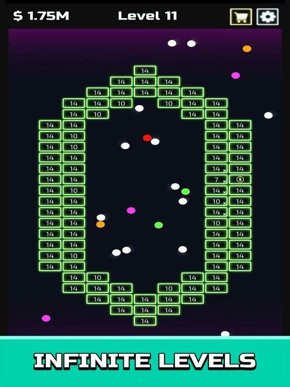 Изображение игры: Idle Brick Breaker - Breakout