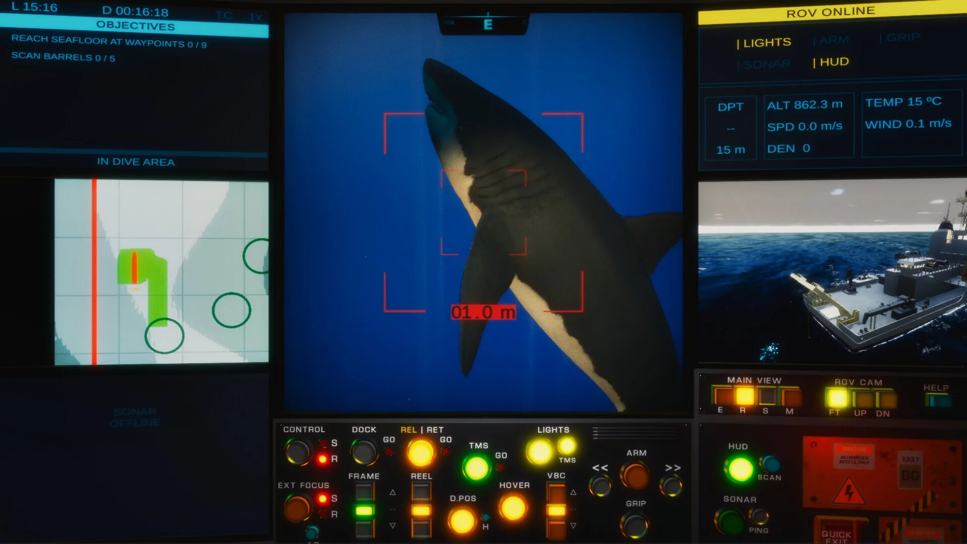 Изображение игры: subROV: Underwater Discoveries