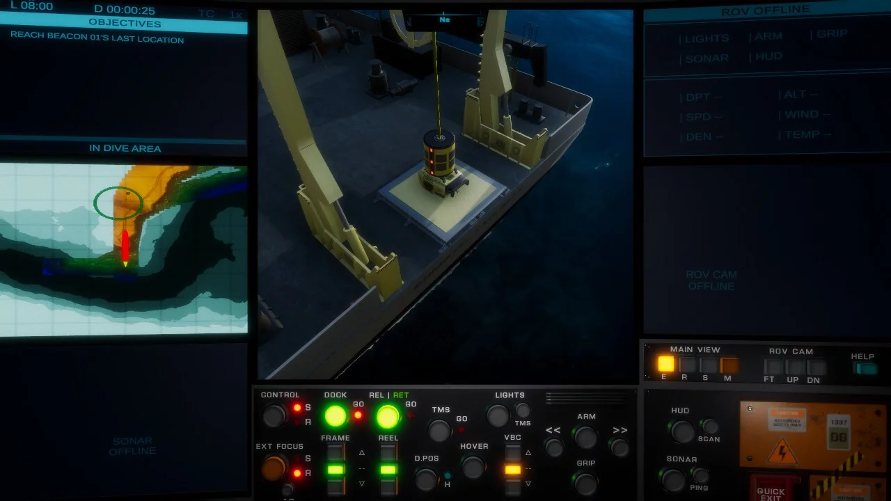 Изображение игры: subROV: Underwater Discoveries
