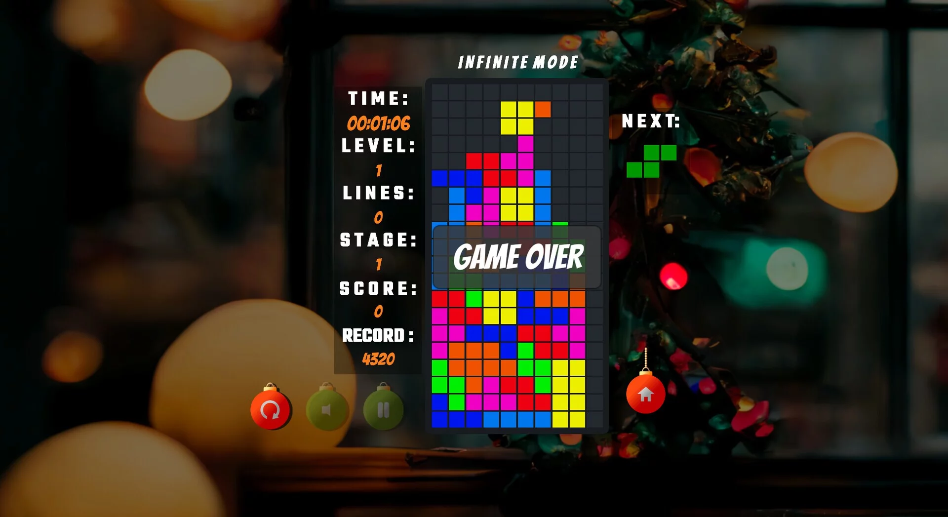 Изображение игры: Tetris Christmas