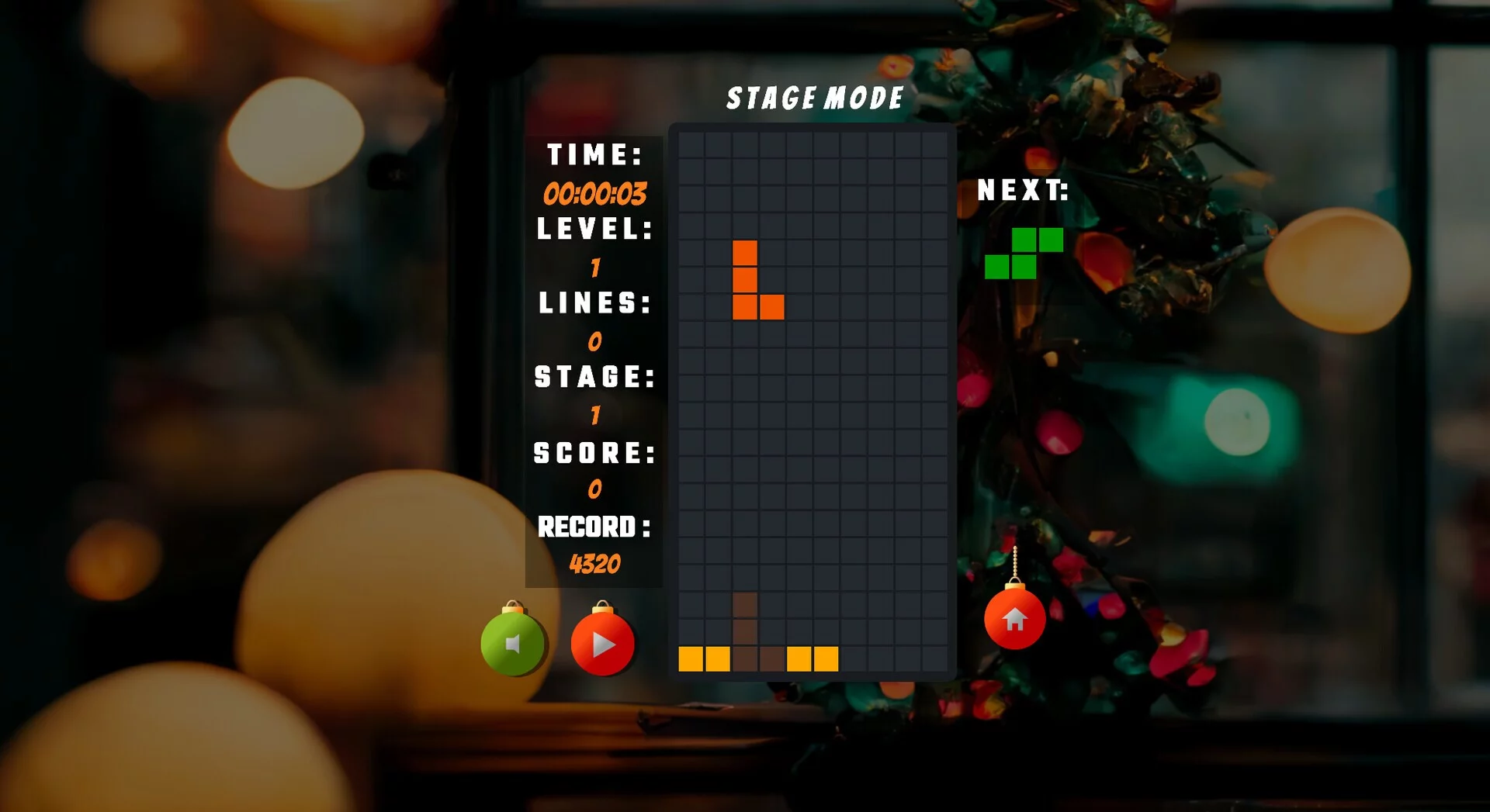 Изображение игры: Tetris Christmas