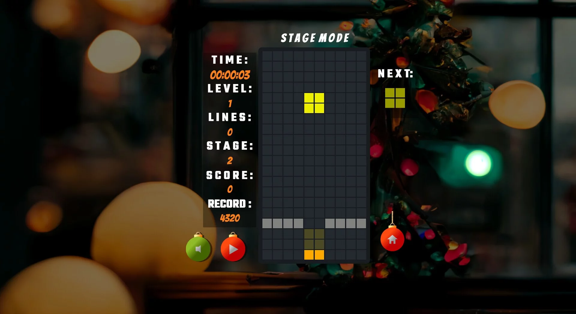 Изображение игры: Tetris Christmas