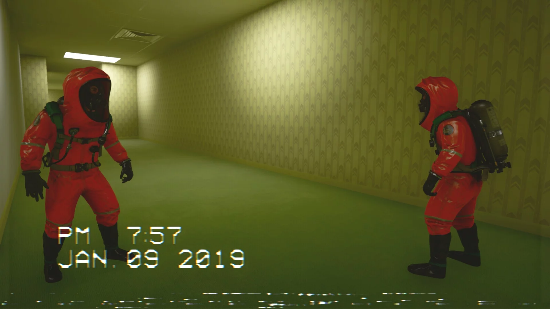 Изображение игры: The Backrooms Multiplayer