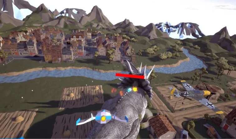 Изображение игры: VR Dinosaur Invasion