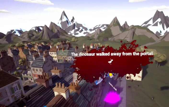 Изображение игры: VR Dinosaur Invasion