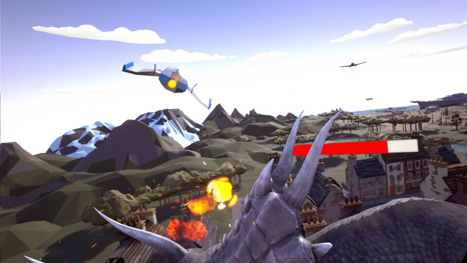 Изображение игры: VR Dinosaur Invasion