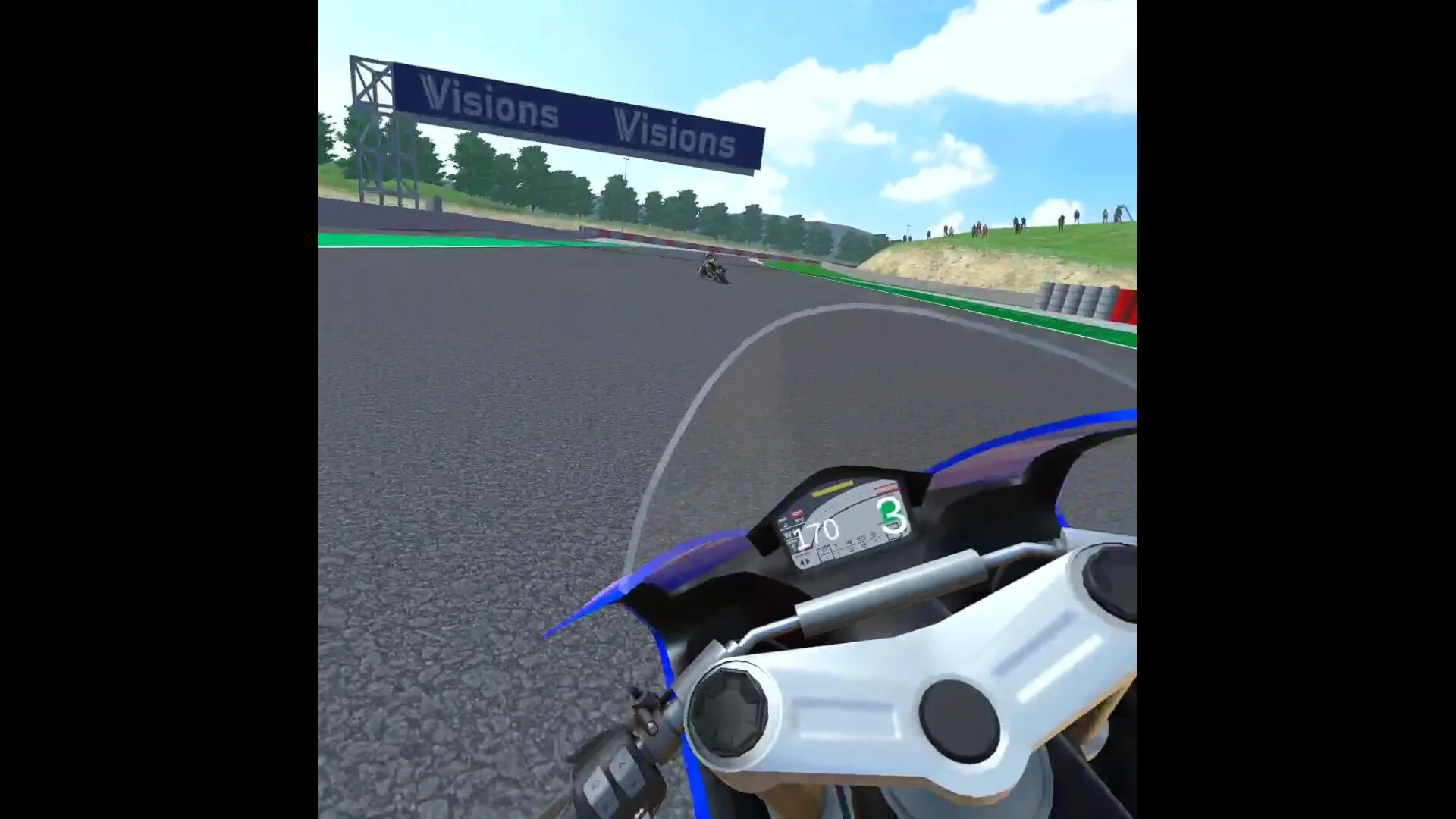 Изображение игры: Motorcycle Racing VR