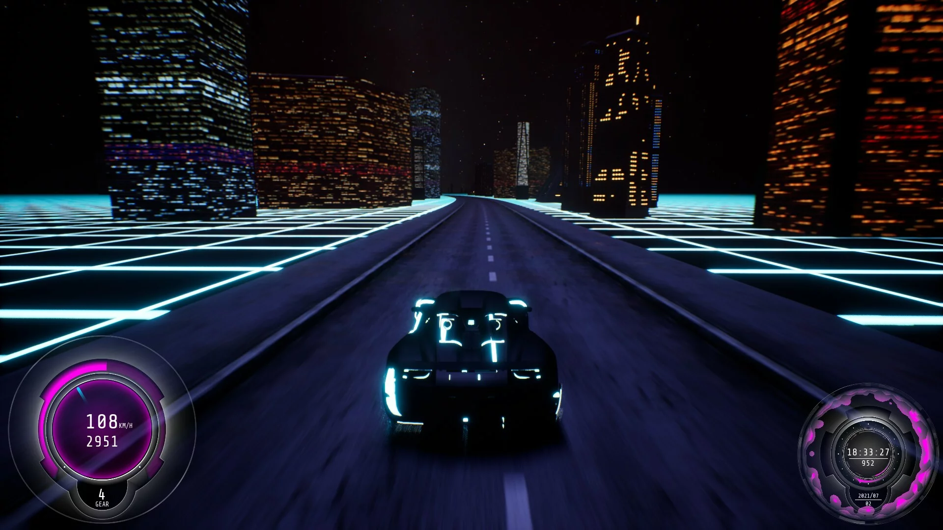 Изображение игры: Synthwave Burnout