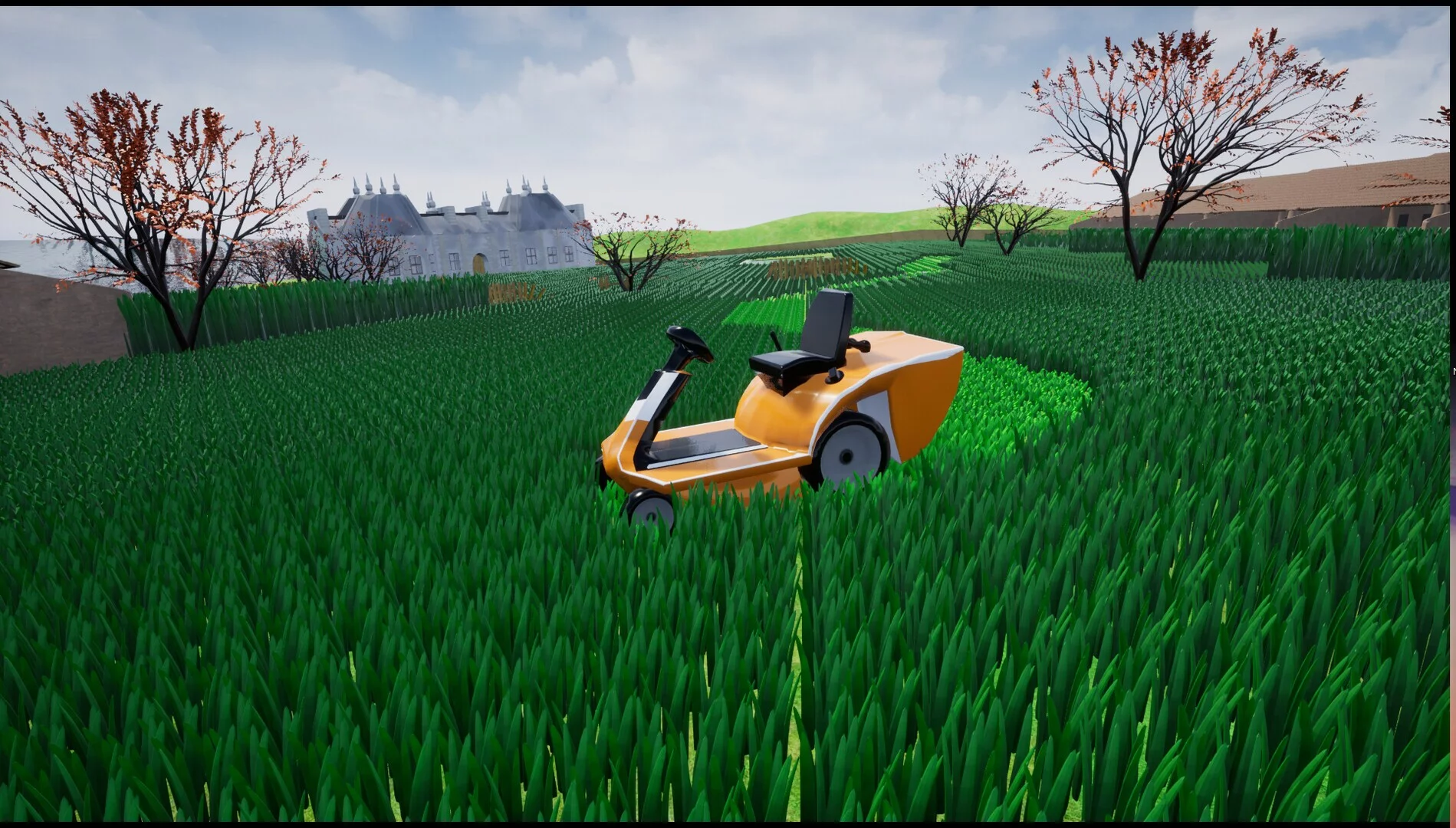 Изображение игры: Relaxing Lawnmower Simulator