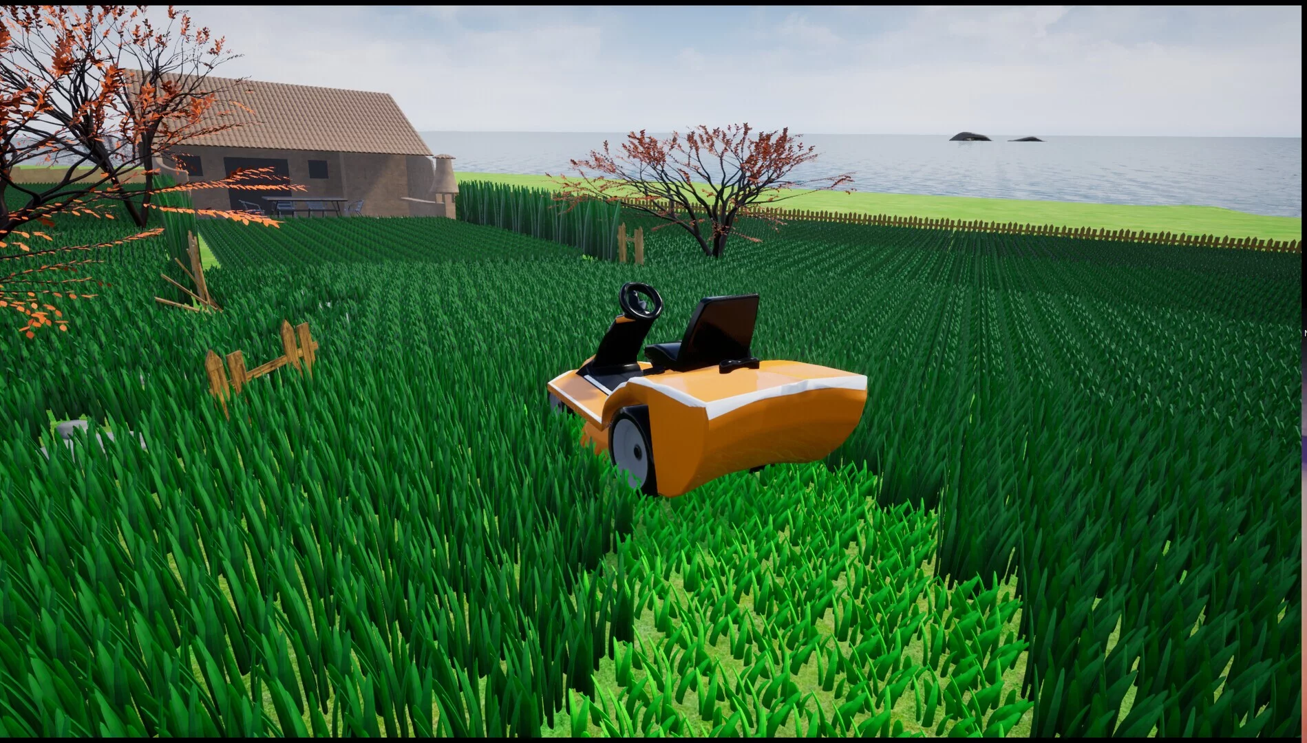 Изображение игры: Relaxing Lawnmower Simulator