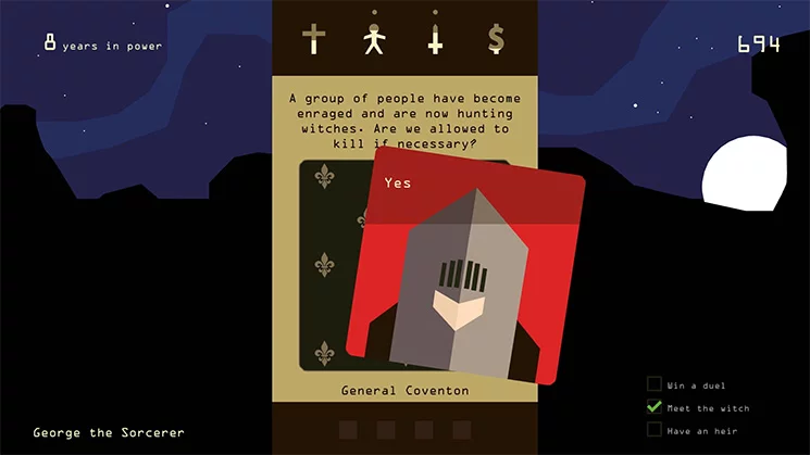 Изображение игры: Reigns: Kings & Queens