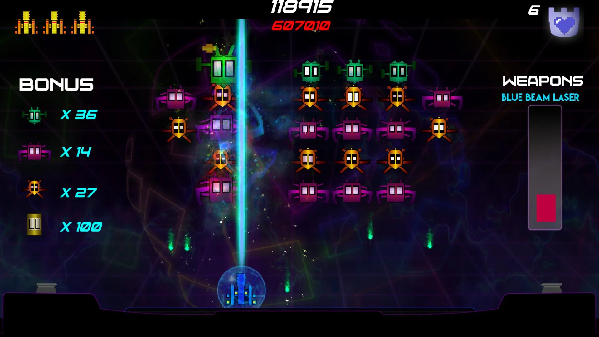 Изображение игры: Galactoids - Galactic Invaders