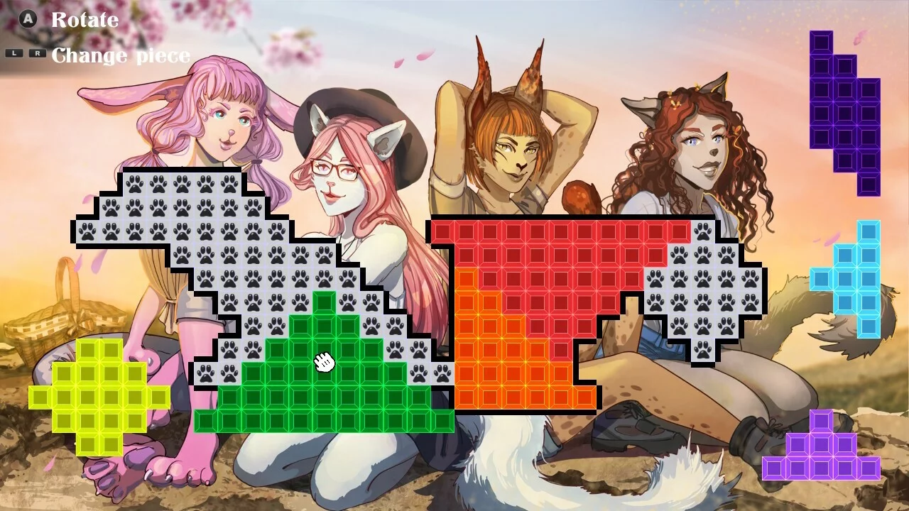 Изображение игры: Furry Hentai Tangram
