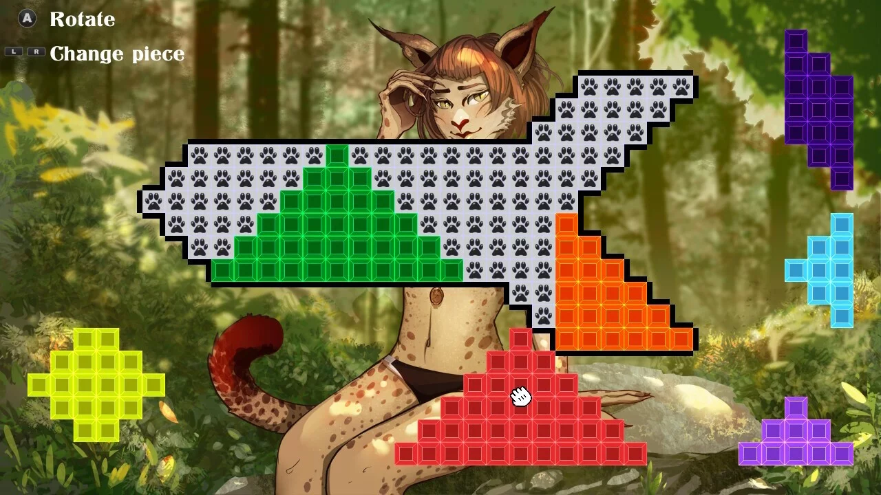 Изображение игры: Furry Hentai Tangram