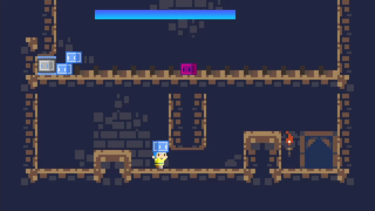 Изображение игры: BLOCK SLIME CAVE