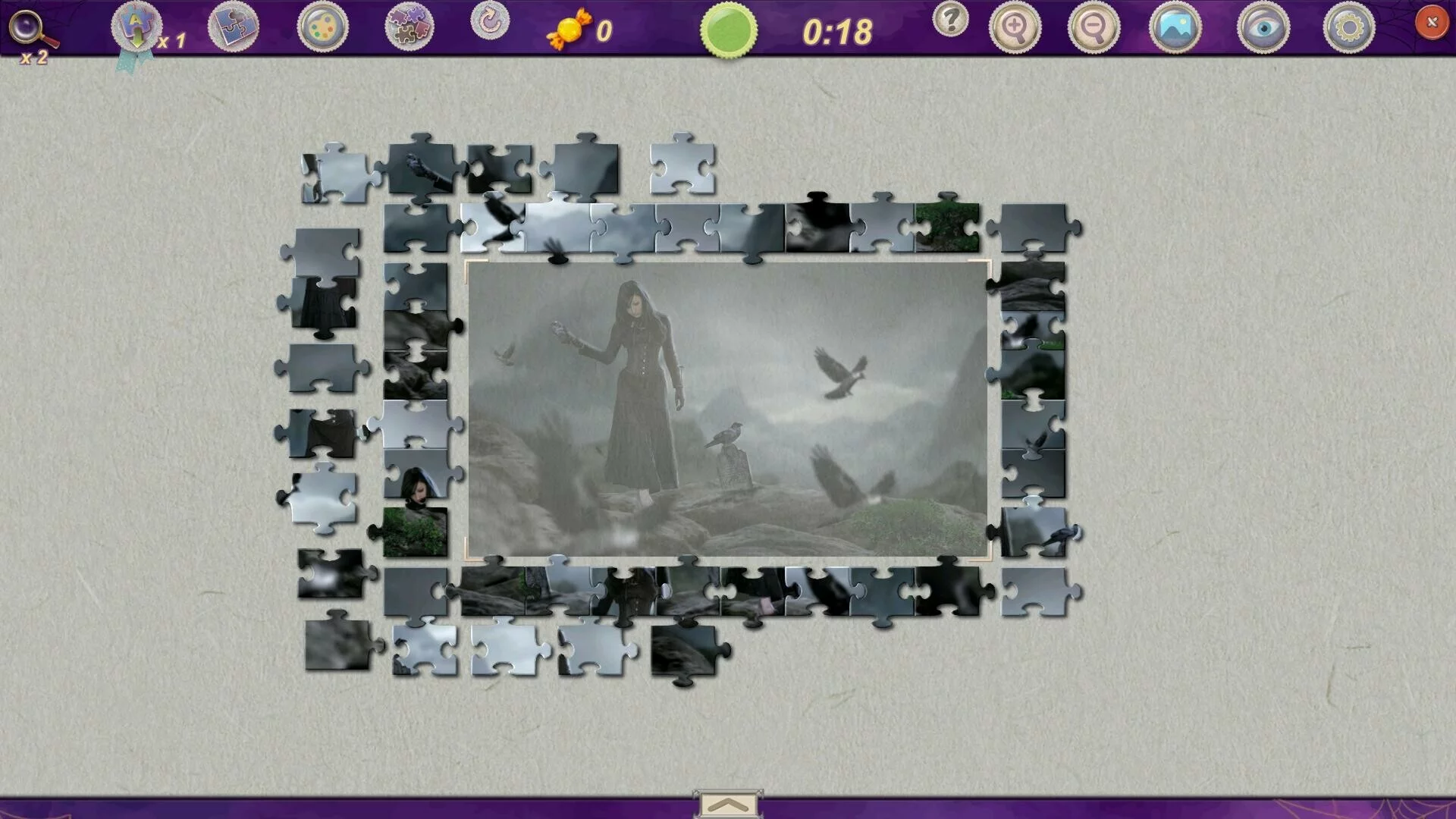 Изображение игры: Sweet Holiday Jigsaws: Trick or Treat