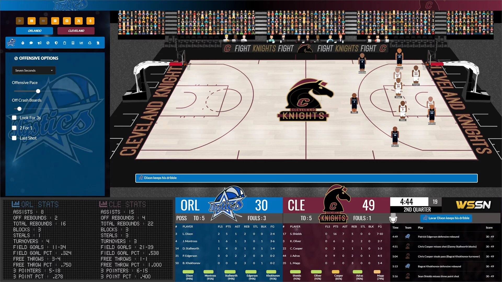 Изображение игры: Draft Day Sports: Pro Basketball 2023