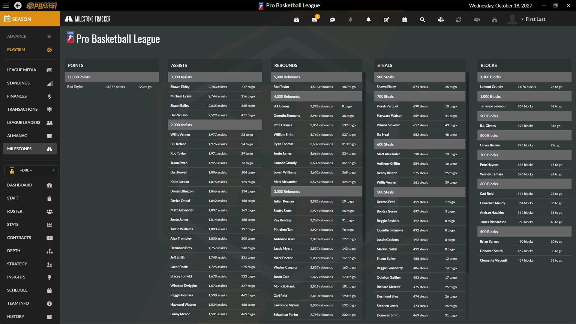 Изображение игры: Draft Day Sports: Pro Basketball 2023