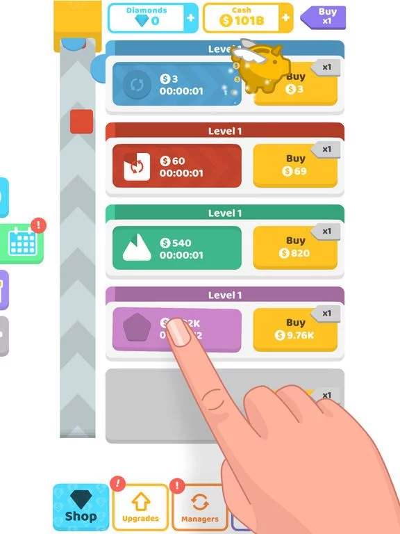 Изображение игры: Idle Shapes