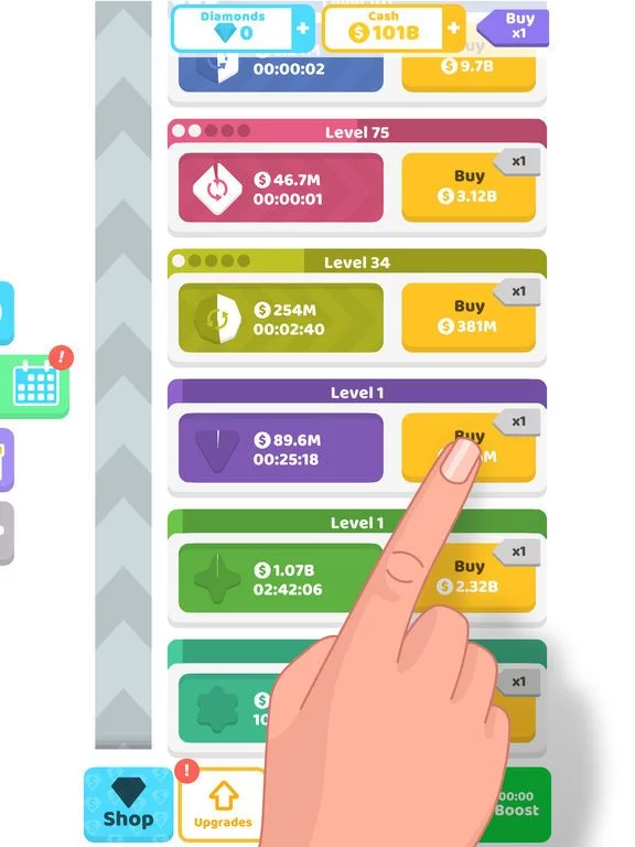 Изображение игры: Idle Shapes