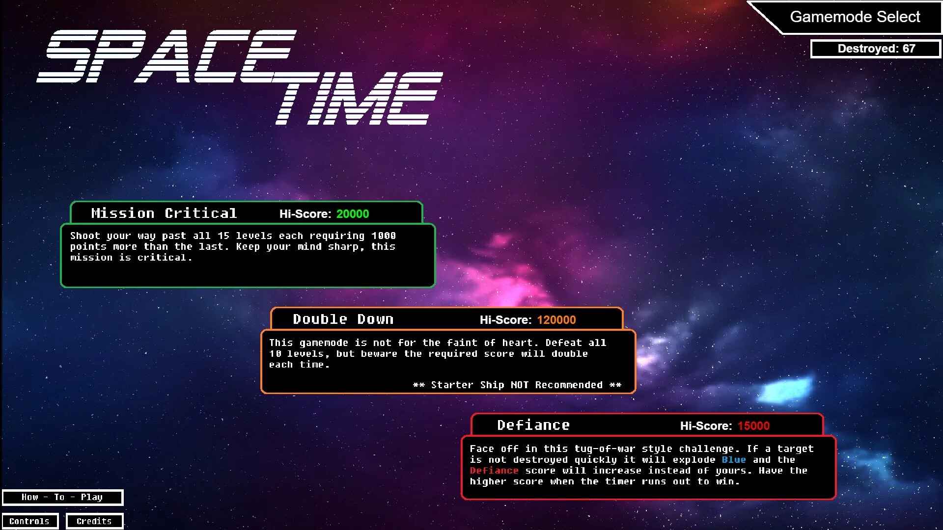 Изображение игры: Space Time