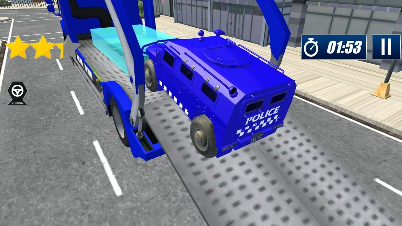 Изображение игры: Police Transporter Simulator
