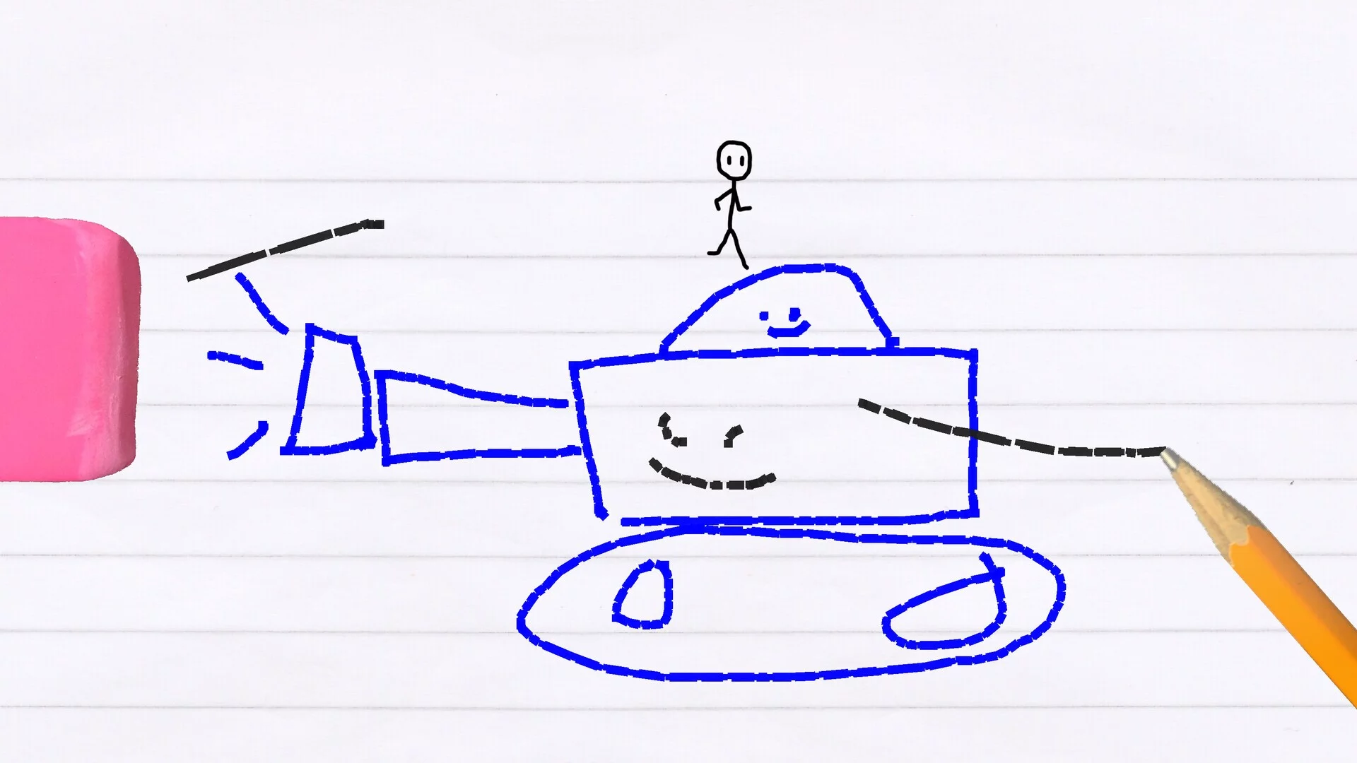 Изображение игры: Run, Doodleguy!