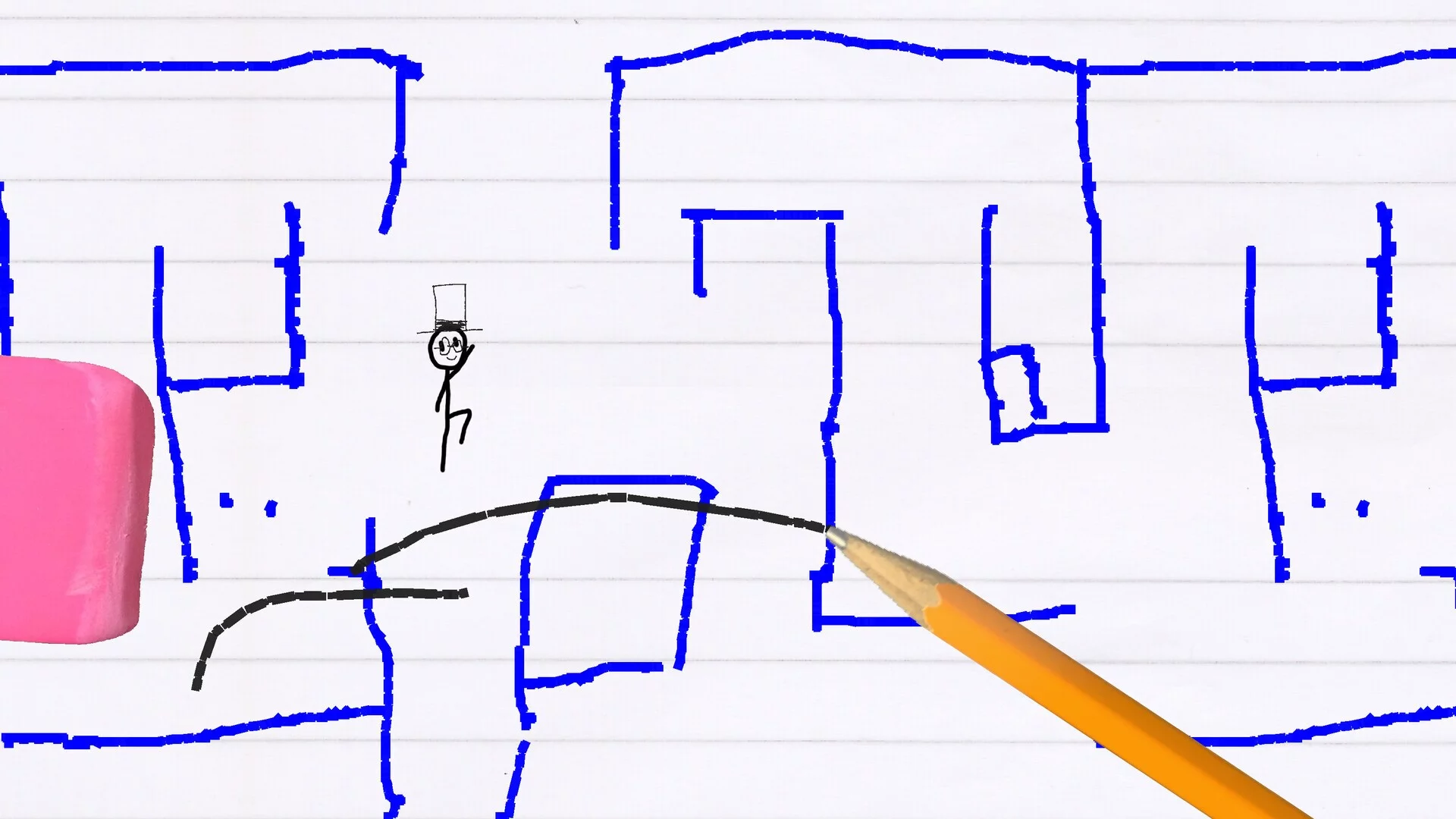 Изображение игры: Run, Doodleguy!