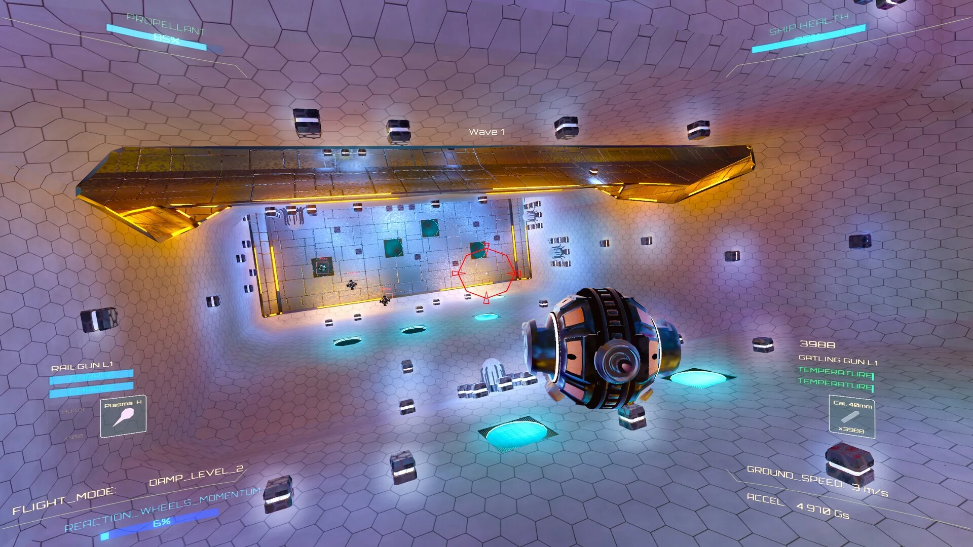 Изображение игры: Outer Space: War Gears