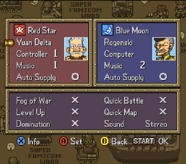 Изображение игры: Super Famicom Wars