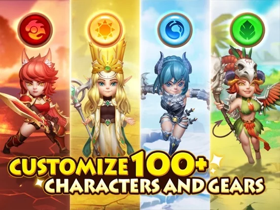 Изображение игры: Tale of Elements: Idle RPG