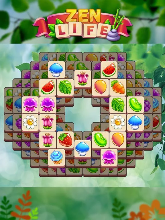 Изображение игры: Zen Life: Tile Match Puzzles