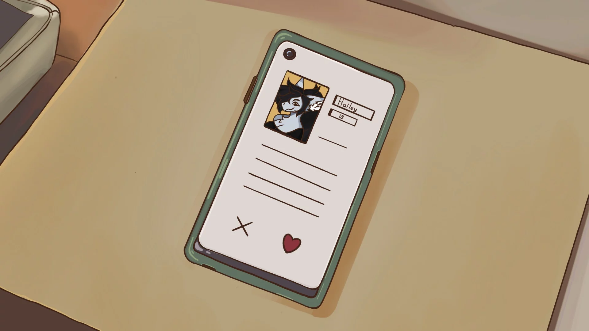 Изображение игры: FurstDate: A Furry Dating Simulator 🐾