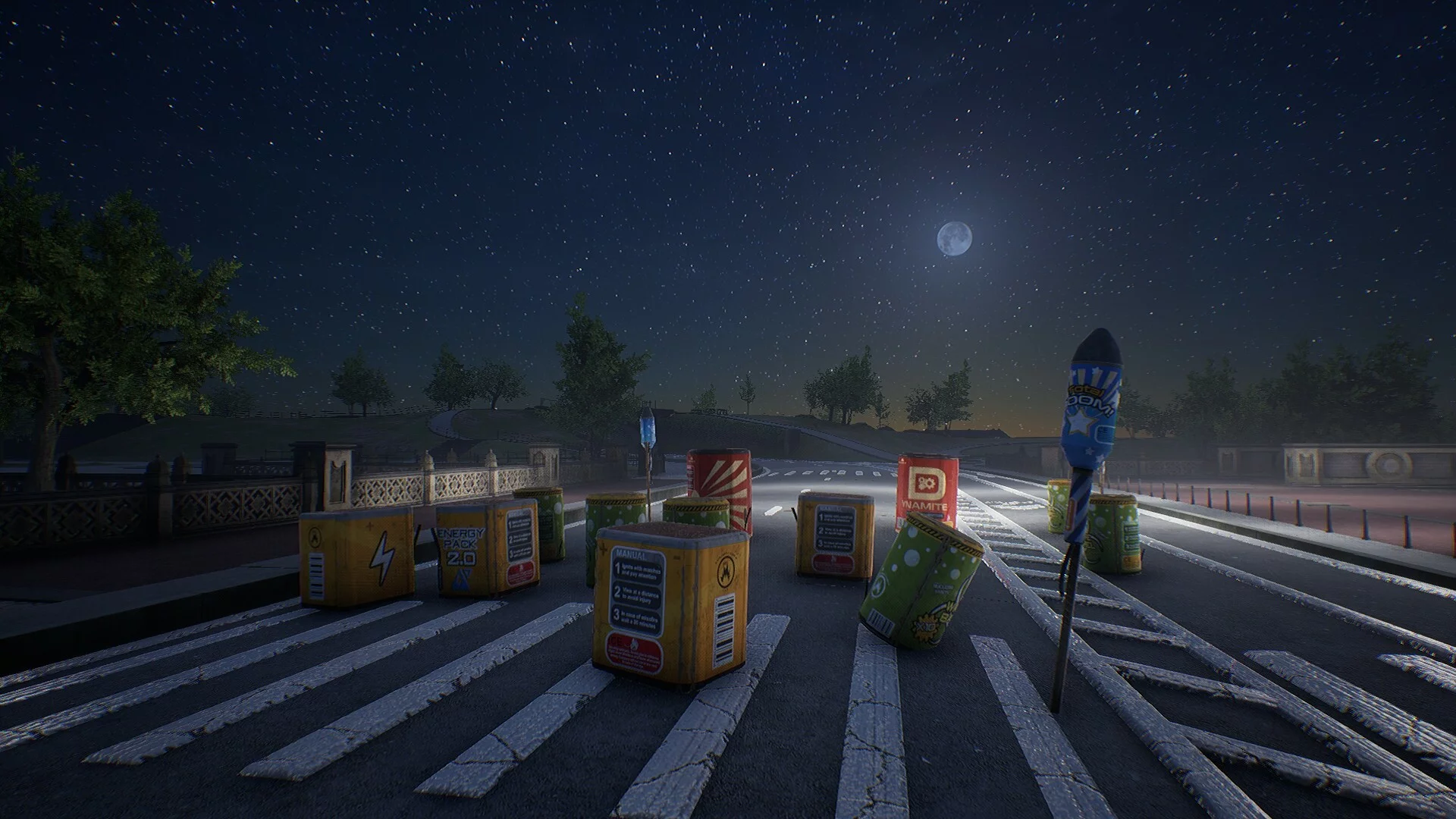 Изображение игры: Fireworks Simulator: Realistic
